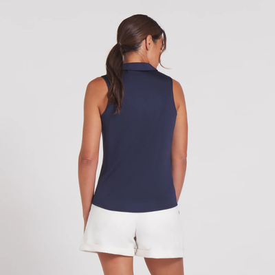 Puma Golf Rotation Sleeveless Polo Navy