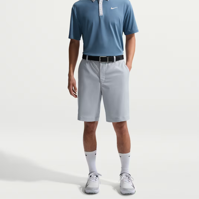 Golfshorts Herr Nike Dri-Fit Velocity Shorts at Knee Ljusgrå