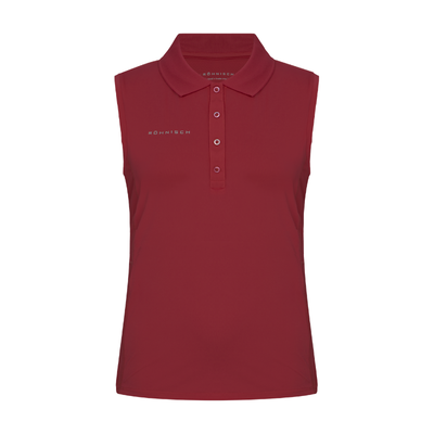 Röhnisch Nicky Sleevless Poloshirt Beet Red