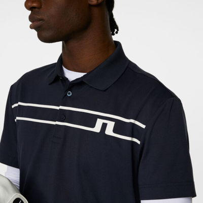 J Lindeberg Golf Klas Golfpiké Herr Navy