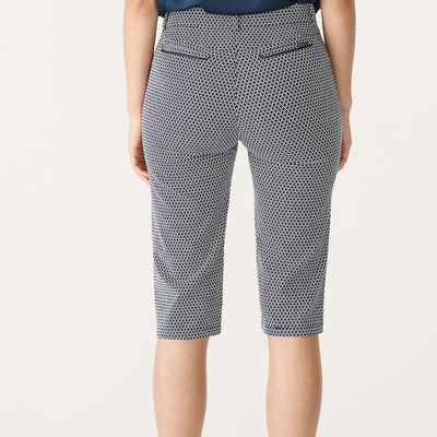Röhnisch Golf Smooth Golfshorts Navy/Vit
