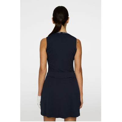 J Lindeberg Golf Leya Sleeveless Top Navy