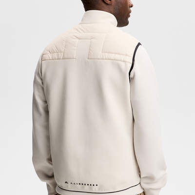 J Lindeberg Heyden Quilt Hybrid Golfväst Moonbeam