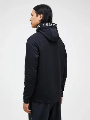 Golf hoodie Peak Performance Rider Zip Hood Svart