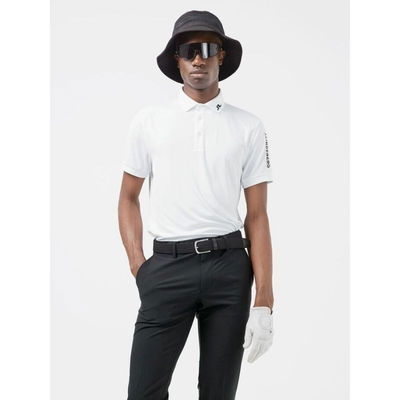 J Lindeberg Tour Tech Slim Fit Golfpiké Herr Vit