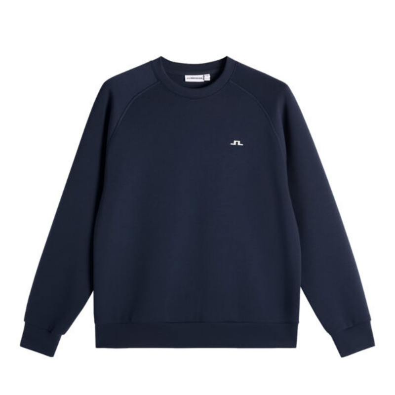 Golftröja J Lindeberg Finn Crew Neck Herr Navy