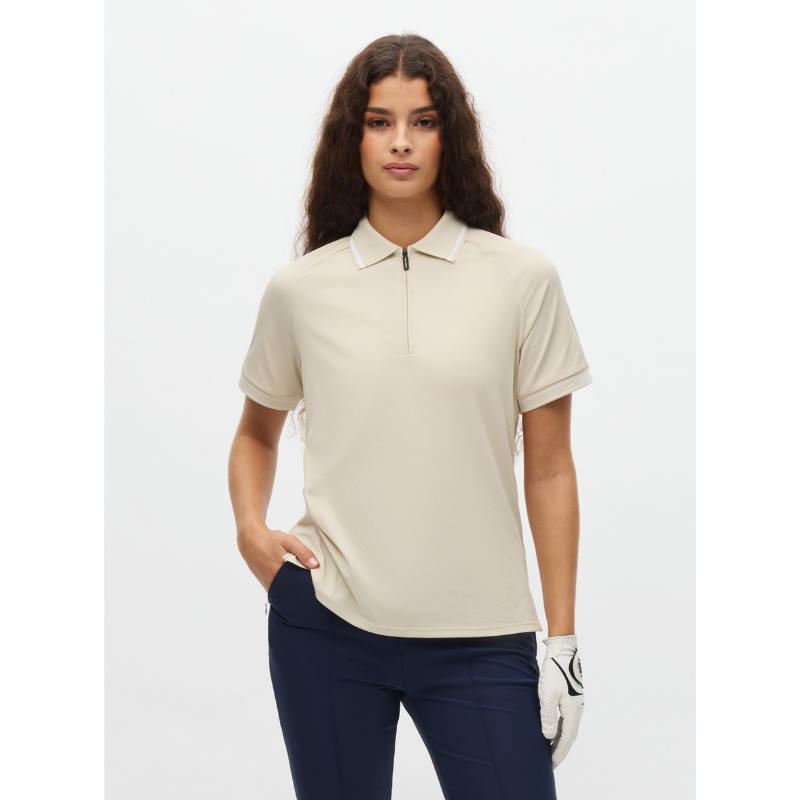 Röhnisch Rib Polo Oatmeal