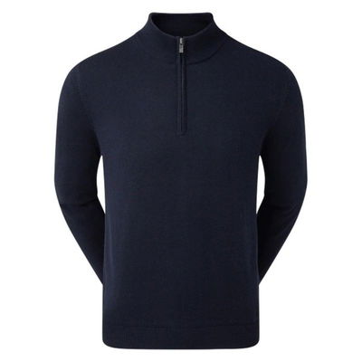 Windstopper FootJoy Wool Blend 1/2 Zip Navy