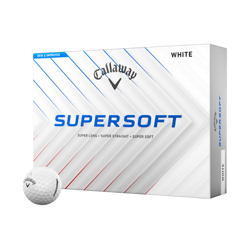 Golfbollar I Callaway Supersoft 25 I Vit