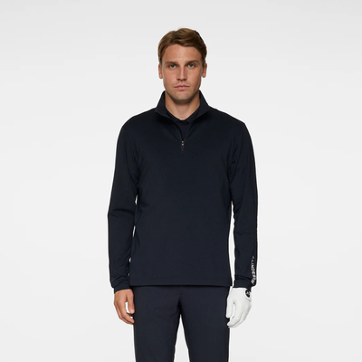 Golftröja Herr J Lindeberg Tour Tech 1/2 Zip Mid Layer Navy