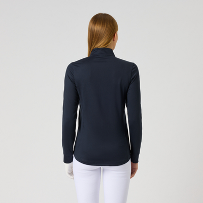 Daily Sports Anna LS Half Neck Navy