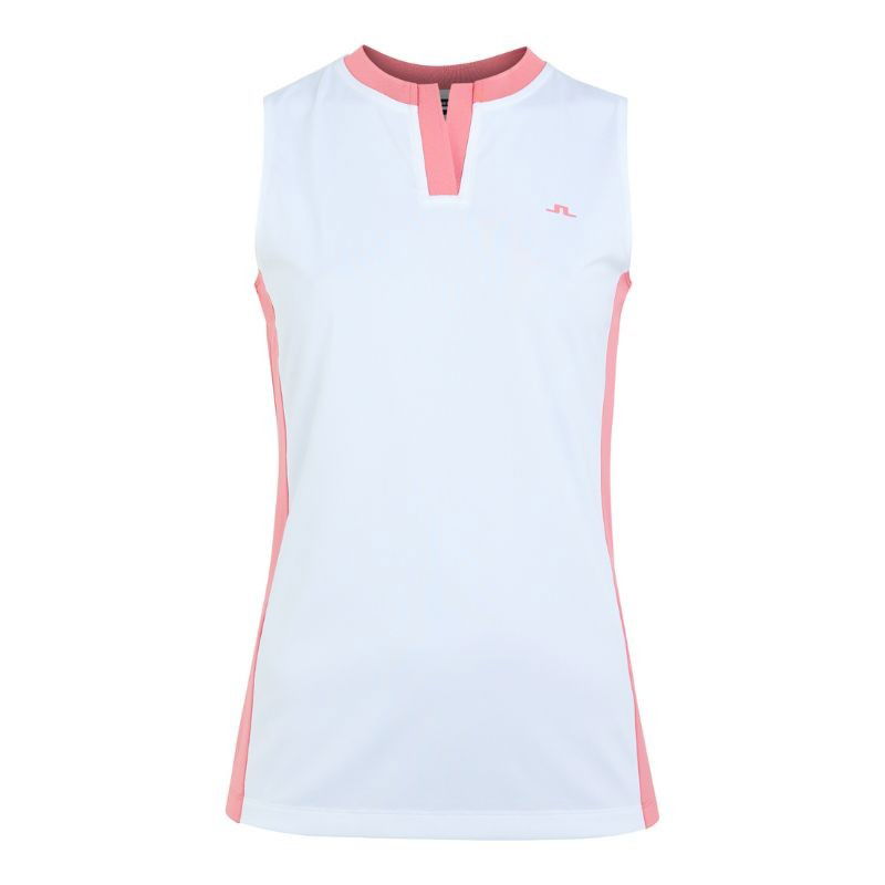 J Lindeberg Golf Meya Sleeveless Strawberry Ice