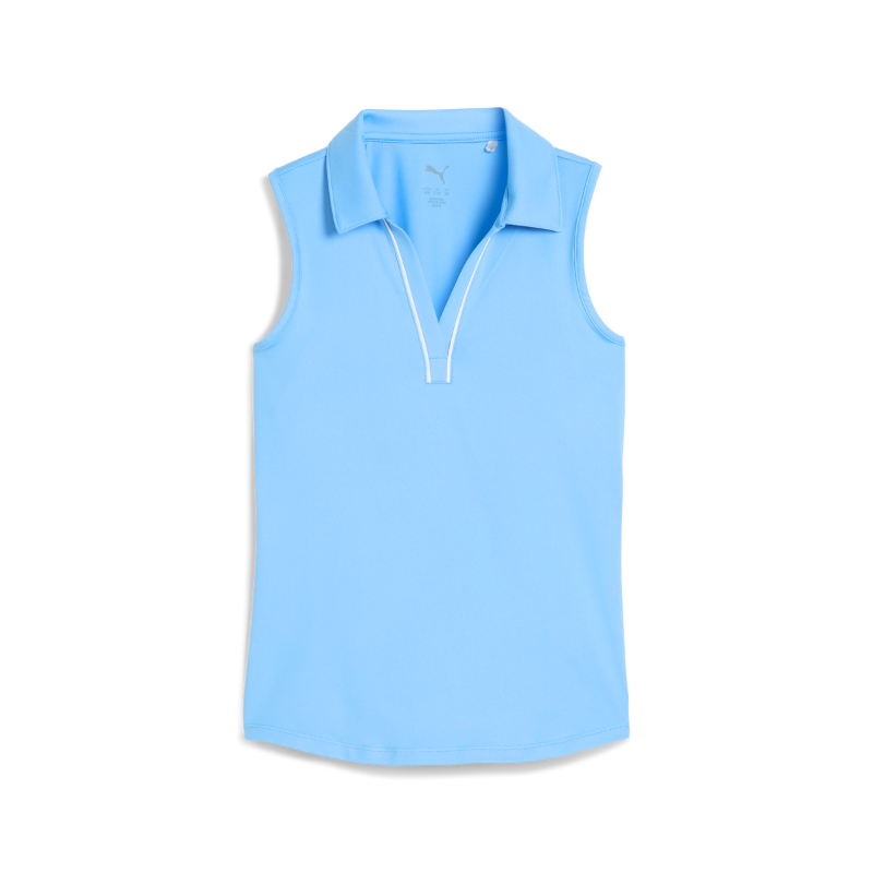 Puma CloudSpun Piped Sleeveless Polo Flickor BlÄ Puma CloudSpun Piped Sleeveless Polo Flickor BlÄ