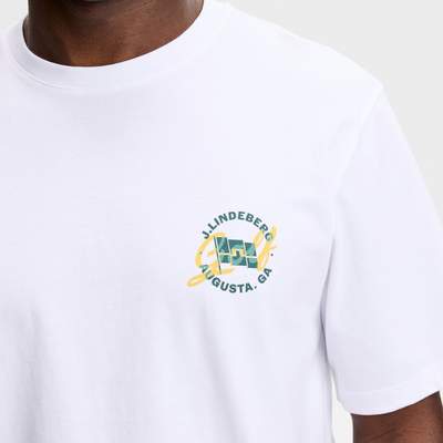 Golf T Shirt J Lindeberg Parcie Tour Tee I Vit
