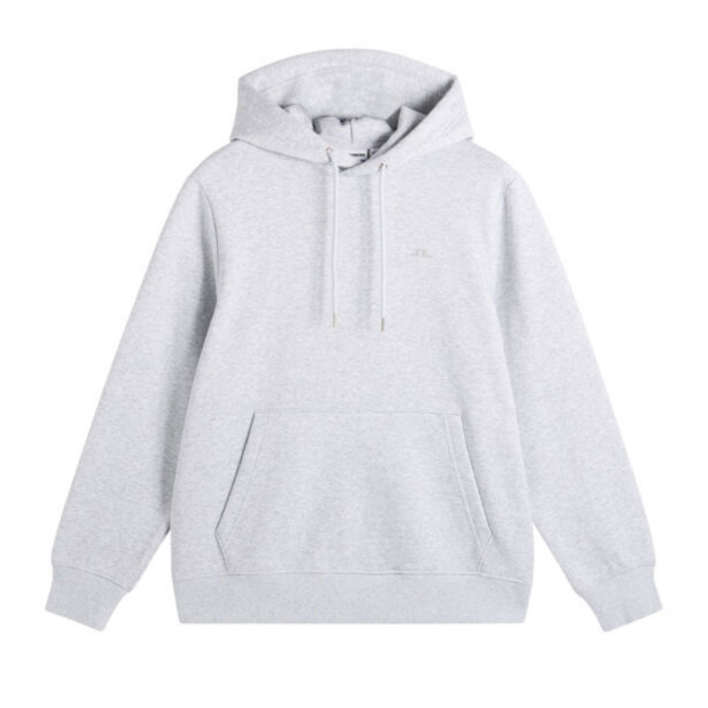 J Lindeberg Alpha Hood Herr Ljusgrå