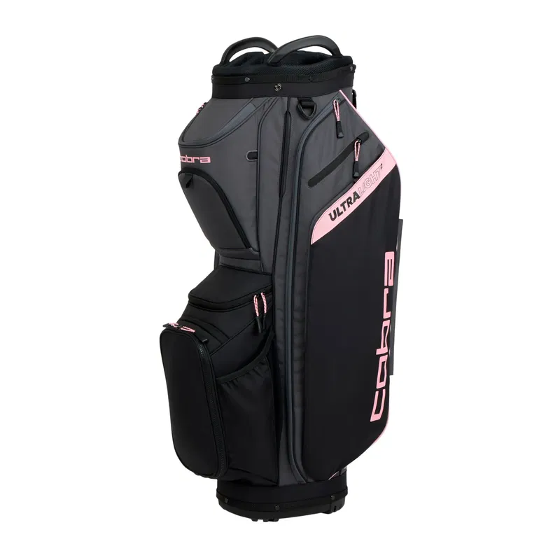 Golfbag I Cobra Ultralight 2 Cart I Svart/Rosa