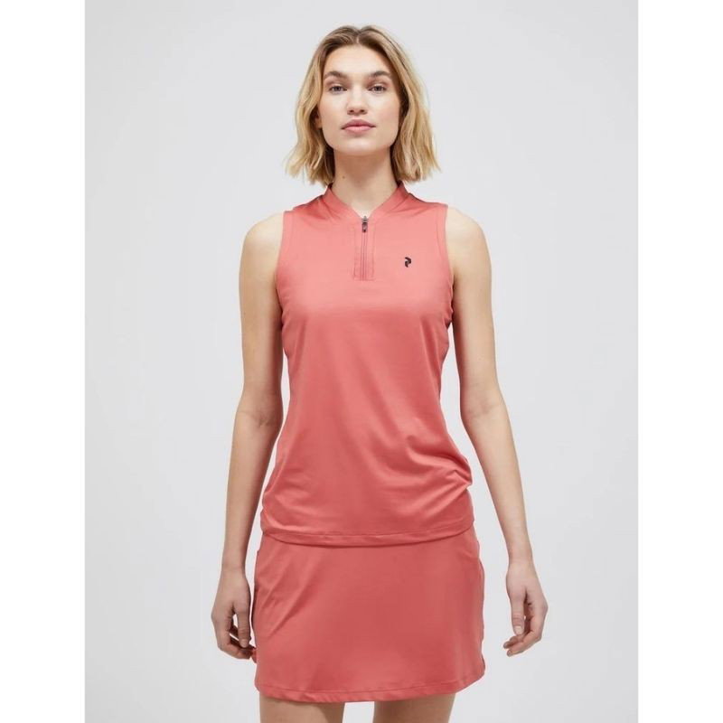 Peak Performance Golf Turf Zip SL Top Trek pink (S)