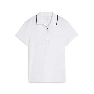 Puma Golf CloudSpun Bridger SS Polo Vit