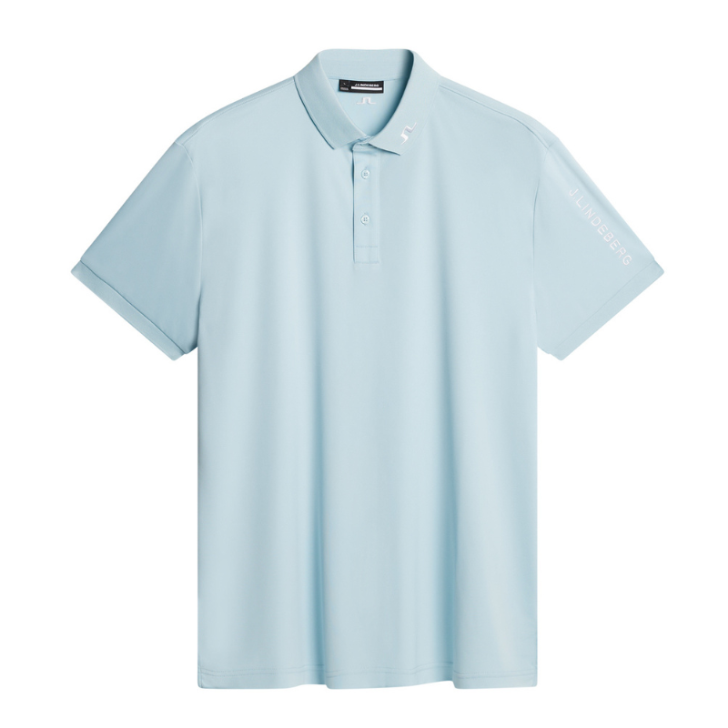 J Lindeberg Golf I Tour Tech Golfpiké Herr I Winter Sky 7