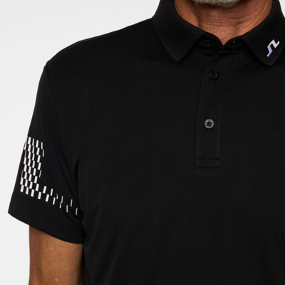 J Lindeberg Heath Golfpike Herr Svart