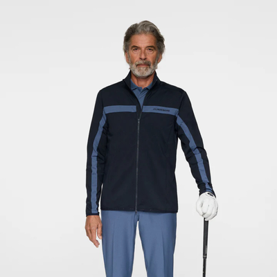 J.Lindeberg Jarvis Mid Layer Herr Navy/Vintage indigo