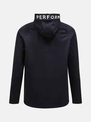 Golf hoodie Peak Performance Rider Zip Hood Svart