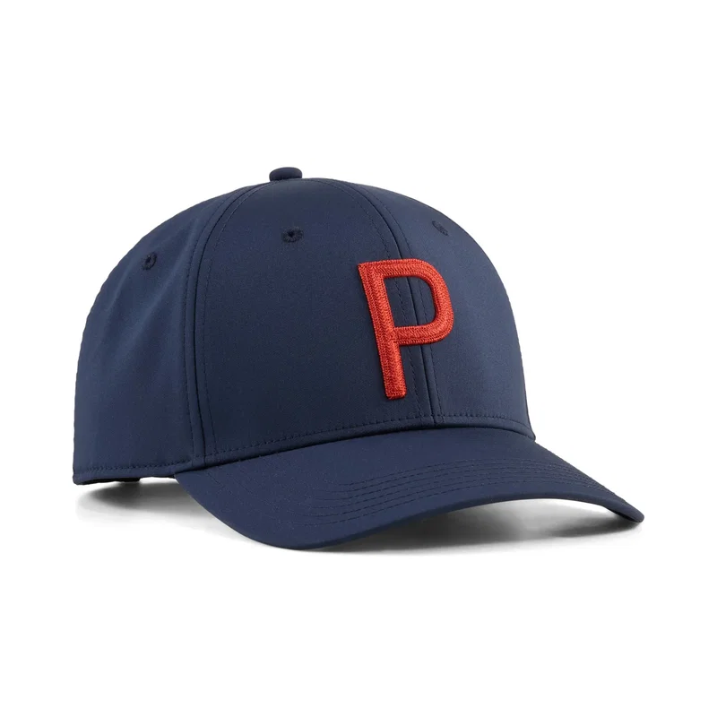 Golfkeps Puma Heritage P Tech Cap Navy/röd