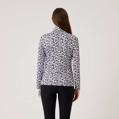 Daily Sports Sheermotion LS Half Zip Leo Svart/Vit