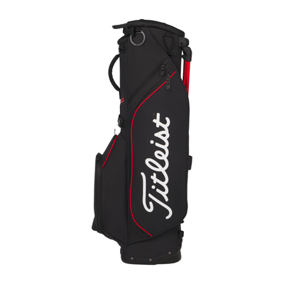 Golfbag Titleist Players S4 Svart/Röd Bärbag