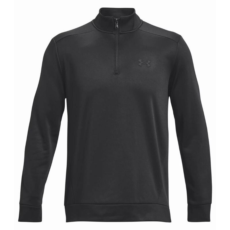 Golftröja Herr Under Armour Golf Fleece 1/4 Zip Svart
