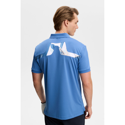 J Lindeberg KV Tour Golfpike herr I Fedral Blue