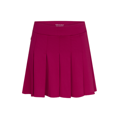 Golfkjol Röhnisch Nicky Pleated Long Skort Beet Red