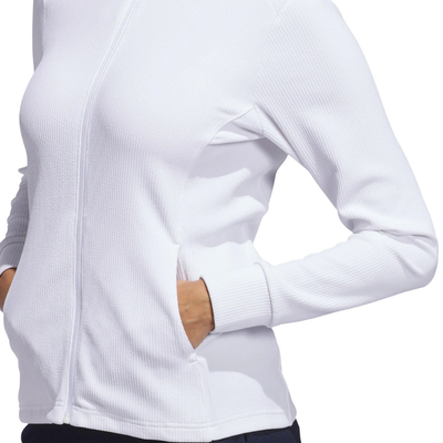 Adidas Golf Texture Full Zip Jacket Dam Vit