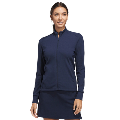 Adidas Golf Texture Full Zip Jacket Dam Navy