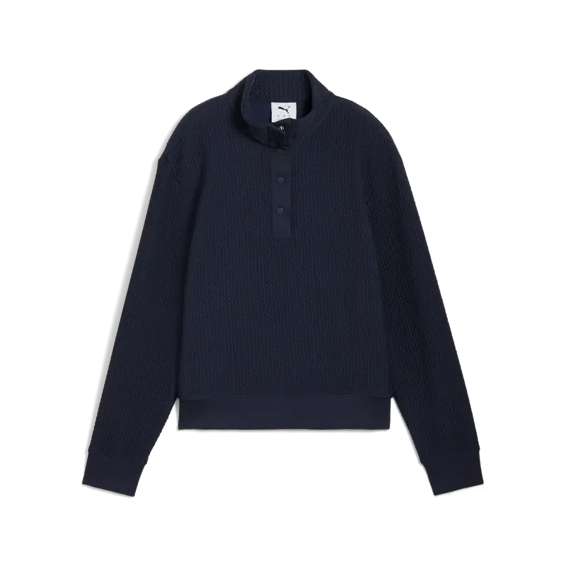 Golftröja Dam Puma W Boulder 1/2 Snap Pullover Navy