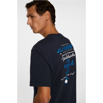 T-Shirt J Lindeberg Billy Festival Tee DPWT Navy