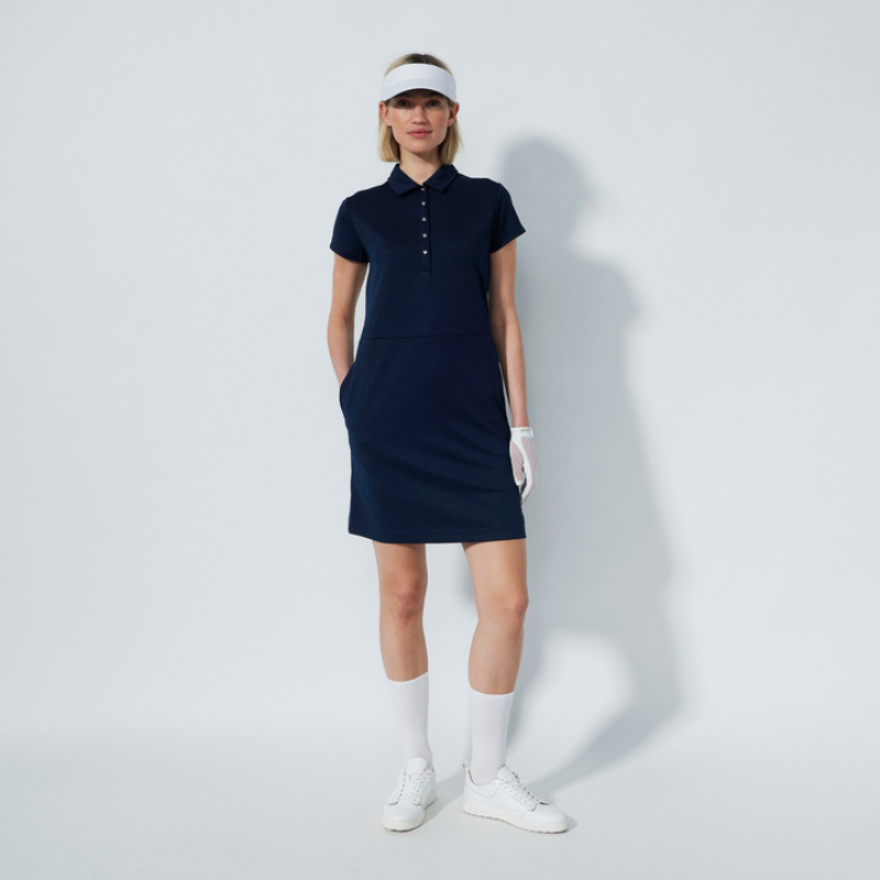 GolfklÀnning Daily Sports Peoria Cap/S Dress 94 cm Navy 1