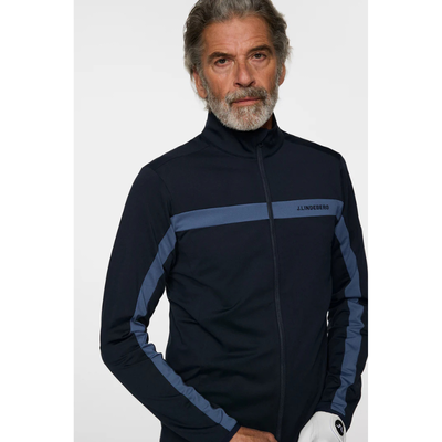 J.Lindeberg Jarvis Mid Layer Herr Navy/Vintage indigo