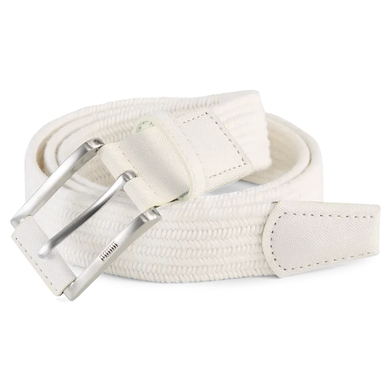 Skärp - Puma Golf Stretch Weave Belt Vit