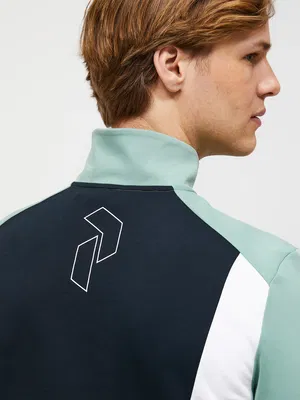 Golftröja Peak Performance Swift Motion Midlayer Green Valley