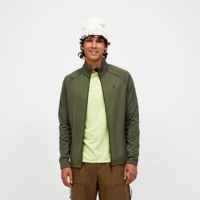 Peak Performance Rider Zip Jacket Herr Pine Needle