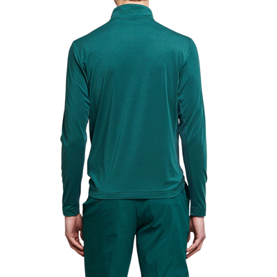 J Lindeberg Golf Luke 1/2 Zip Mid Layer Rain forest