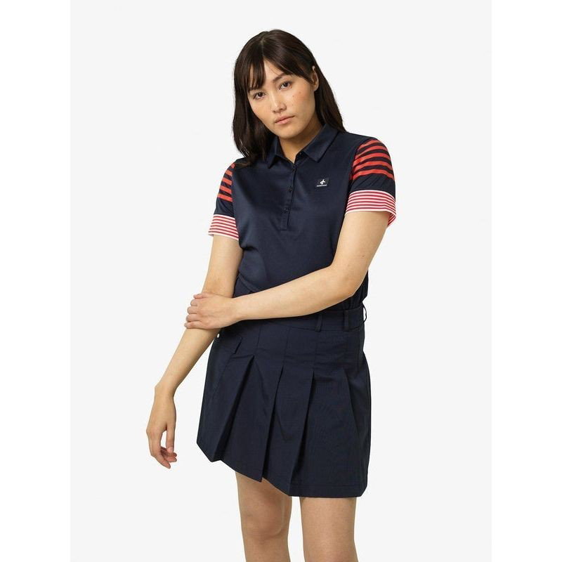 Cross Sportswear W Sporty Polo Navy/röd (S)