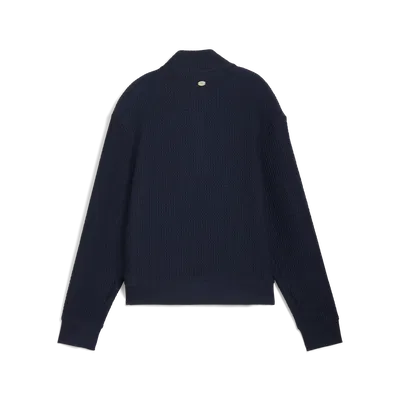 Golftröja Dam Puma W Boulder 1/2 Snap Pullover Navy
