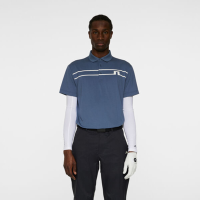 J Lindeberg Golf Klas Golfpiké Herr Vintage Indigo