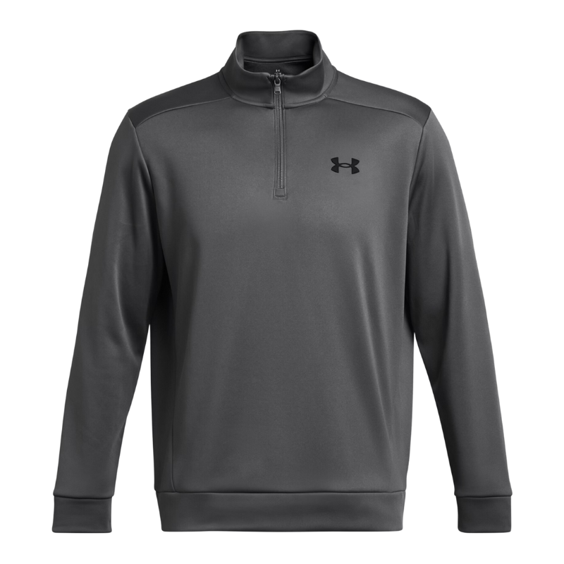 Golftröja Herr Under Armour Golf Fleece 1/2 Zip Mörkgrå Golftröja Herr Under Armour Golf Fleece 1/2 Zip Mörkgrå