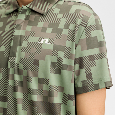 J Lindeberg Dario Tour Print Golfpike herr I Limited Edition I