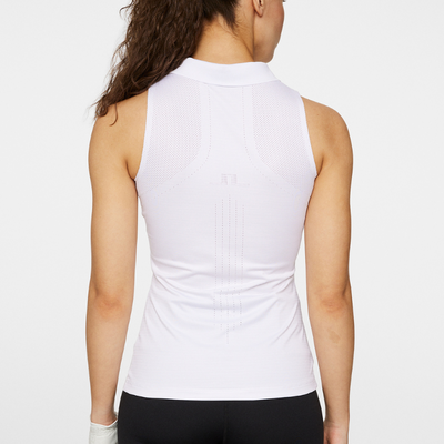 J Lindeberg Golf Leylo Sleeveless Top Vit