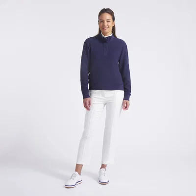 Golftröja Dam Puma W Boulder 1/2 Snap Pullover Navy