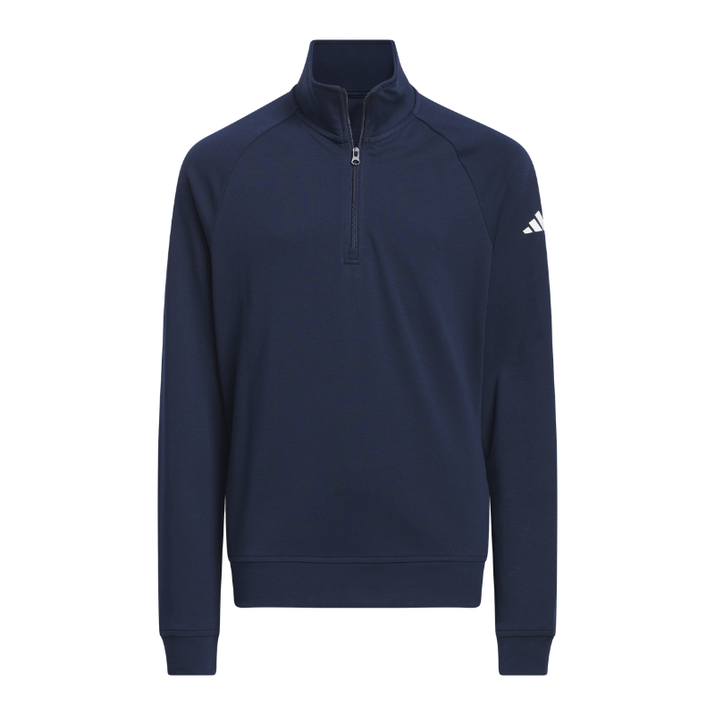 Golftröja Junior Adidas Quarter Zip Navy